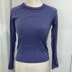 Lululemon Run: Swiftly Tech Long Sleeve - Pigment Blue